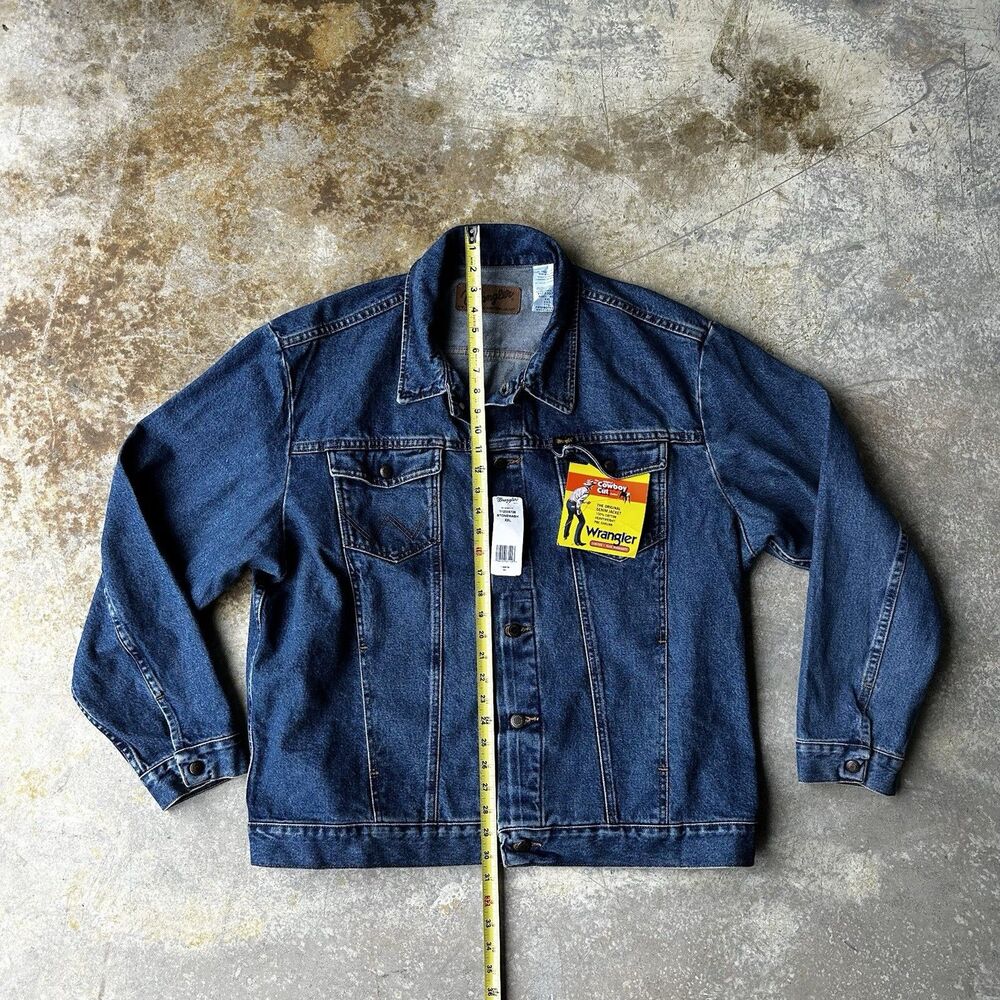 Wrangler Cowboy Cut Denim Jacket XXL Stonewash Western Trucker NWT - Picture 5 of 6